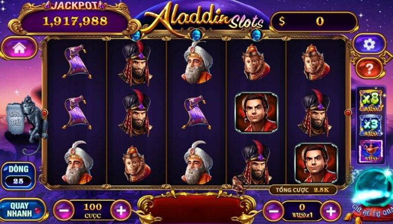 Aladdin Slots – Game nổ hũ hấp dẫn tại 789 Club